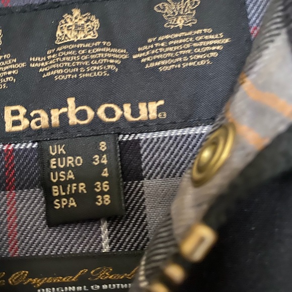 ❤️Barbour International Waxed Jacket XS - Picture 4 of 8